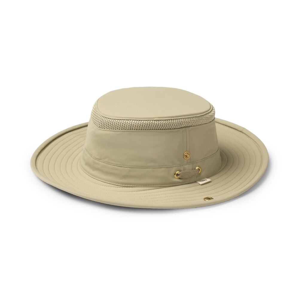 Tilley Airflo Sun Hat Khaki Size 7 1/8 UPF 50+ New Outdoor Vented Buoyant Hat
